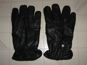 NEW - MEN`S SOFT LEATHER INSULATED GLOVES - NEVER WORN