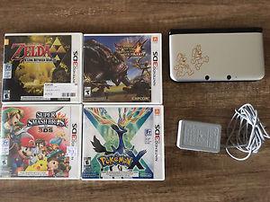 Nintendo 3DS XL and 4 Games