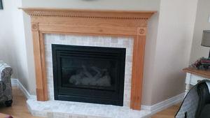 Oak Fireplace Mantel