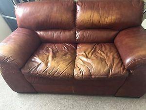 Pet friendly leather couch!