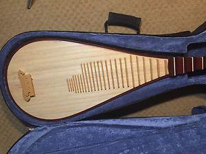 Pipa Full-sized Chinese 4-stringed Lute with Hard Case