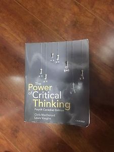 Power of Critical Thinking Textbook 4th Edition