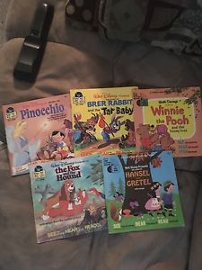 Read along with the record story books