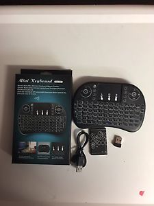 Rechargeable keyboard remote control for android boxes