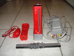 Red Wii 25th Anniversary w/+ Games!