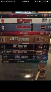 Seasons 1-7 of Greys Anatomy