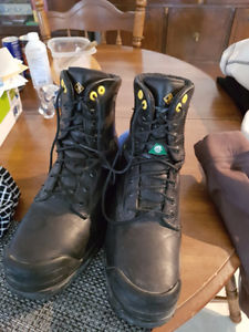 Size 10.5 Terra Paladin Steel-Toed Metatarsal guard boots