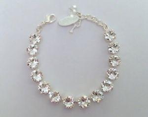 Swarovski style crystal bracelet