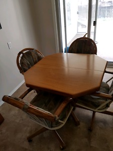 Table and chairs - price negotiable