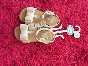 Toddler white sandals