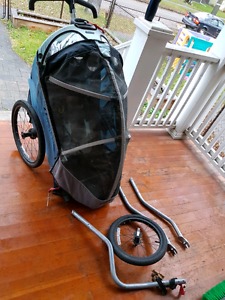 Trek solo bug bike trailer / jogger child carrier