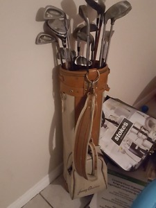 Two sets used beginners golf clubs