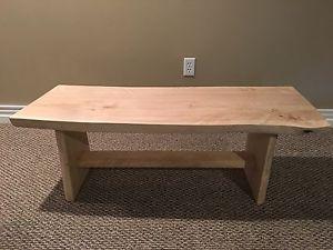 Unique Solid Wood Bench - you choose finish!