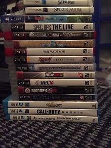 Various Video Games For Sale!