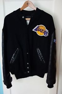 Vintage old-school Los Angeles Lakers Wool and Leather