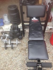 Weights weightbench Boxing bag
