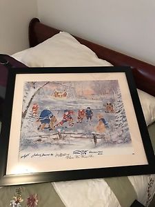 When we were six autographed picture and frame