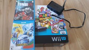 Wii U, GC adapter + 4 games included 325 obo