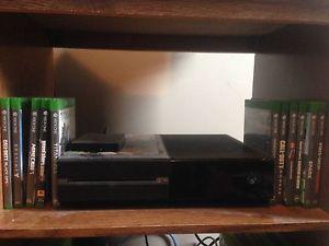 Xbox One with 11 games and 1tb hard drive