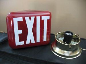 fire exit light