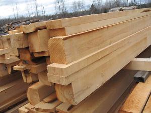 hemlock lumber/ hardwood blocking