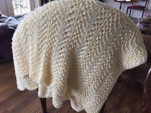 new large yellow afghan