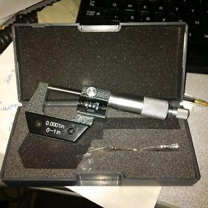 0-1" Machinist Micrometer with Mechanical Counter Readout