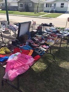 1/2 off most items Garage Sale.