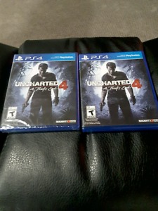 2 Uncharted 4 PS4 Games $25
