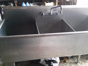 3 Compartment Stainless Steel Kitchen Restaurant Commercial