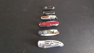 6 small jack knives fro sale