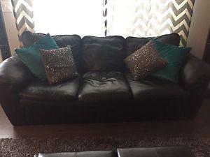 Black Leather Couch