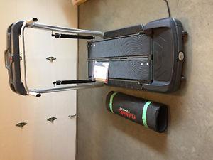 Bowflex treadclimber and mat