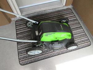 Brand Greenworks electric lawnmower