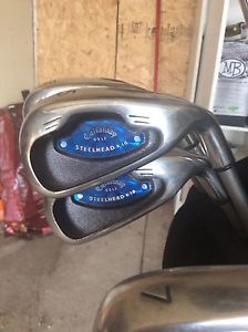 Callaway x16 irons + Big Bertha woods! 250$