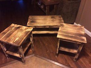 Coffe table and end tables