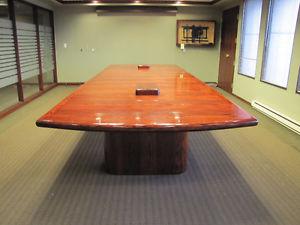 Conference table, 16.5ft x 5.5ft, oak veneer