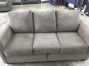 Couch with hideabed and loveseat