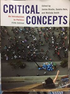 Critical Concepts: An Introduction To Politics