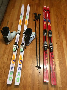 Downhill ski set