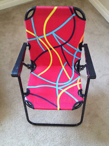 Foldable kids chair, New, Metallic Body