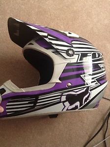 Girls youth motocross Fox helmet