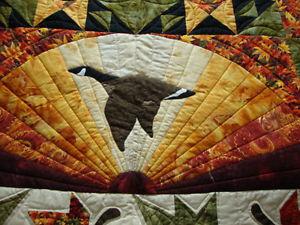 Goose handmade quilt