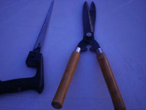 HAND SAW AND HEDGE SHEAR FOR SALE