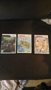 I have three wii games for sale