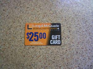 LONG & MCQUADE GIFT CARD