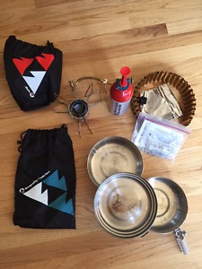 MSR cookset and stove - ideal for backpacking