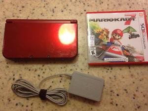 New 3ds XL w/ Mario kart 7 & charger