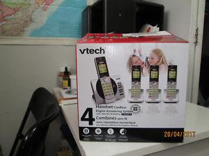 New Vtech Cordless phones 4 with Digital answering system