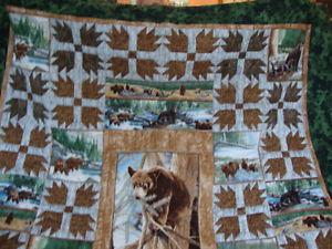 New handmade bear quilt